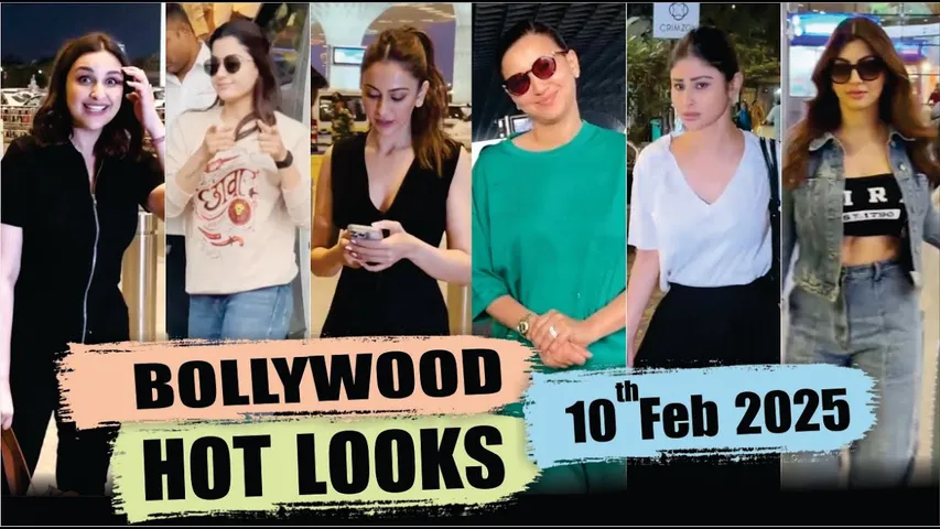 Bollywood Actress Hot Look | Parineeti Chopra | Rashmika Mandanna | Mouni Roy | 10 Feb 2025 | 10 Pm