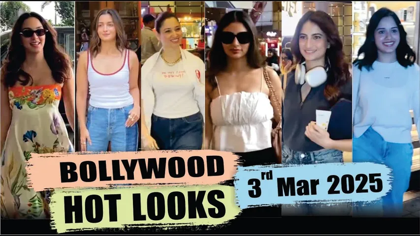 Bollywood Actress Hot Look | Alia Bhatt | Tamannaah Bhatia | Kiara Advani | 3rd Mar 2025 | 10 Pm
