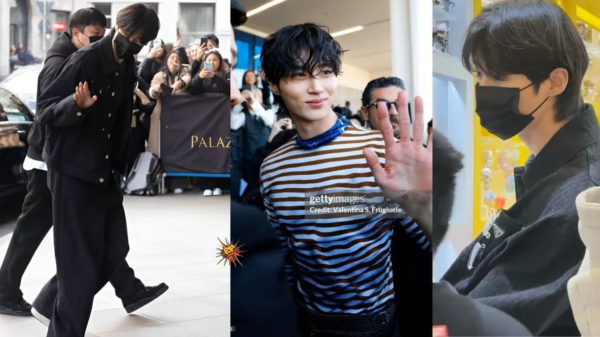 Actor Byeon Woo Seok Makes Waves at Prada Fashion Show in Milan