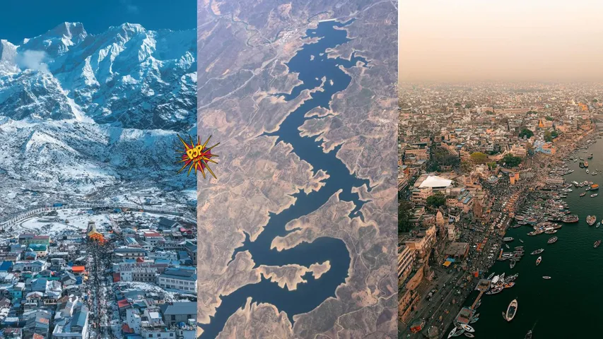 surreal views from above on Earth