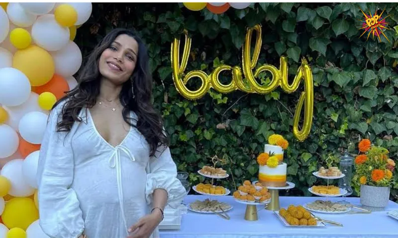 Freida Pinto looks beautiful in her Baby shower pics