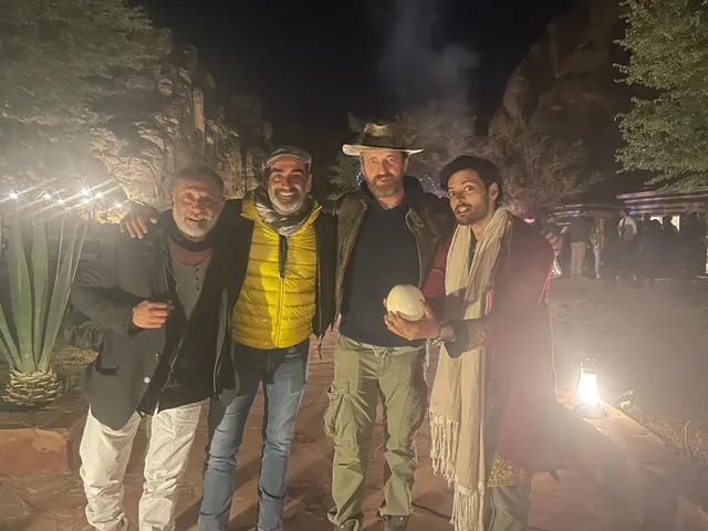 Ali Fazal shares fun pics with Gerard Butler and 'Kandahar' gang.