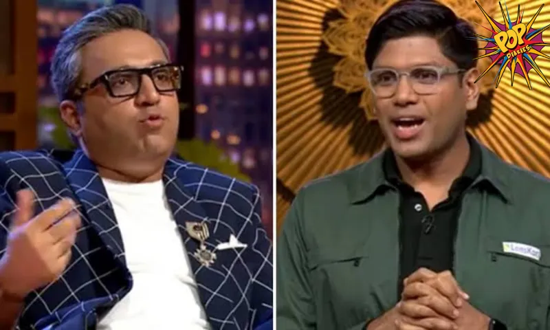 Hilarious : Shark Tank : Ashneer Grover Teases Piyush Bansal , Anupam Roasts Ashneer ,also Has Ashneer Cheque fallen due to Controversy :