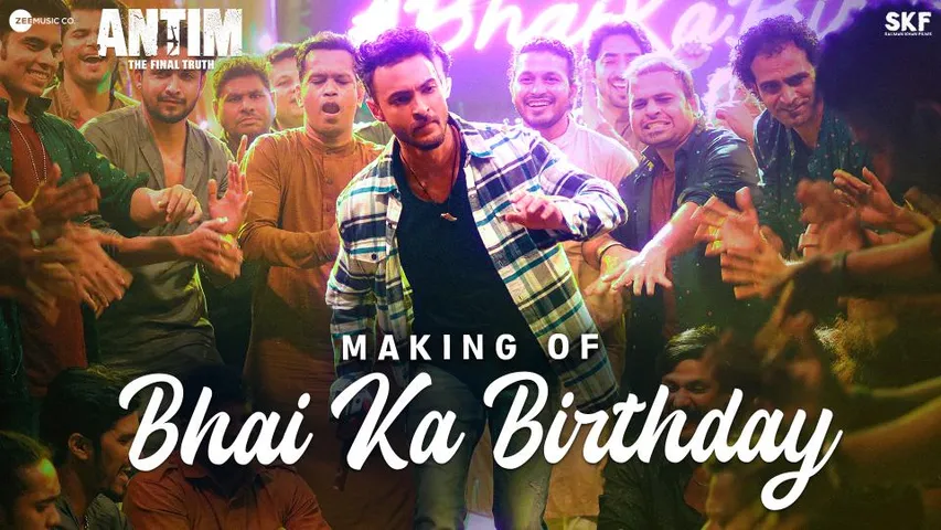 Team Antim applauds Aayush Sharma for his dance moves in Bhai ka birthday song !