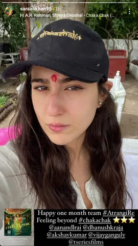 Sara Ali Khan feels 'beyond Chaka Chak' as Atrangi Re clocks 1 month to release!