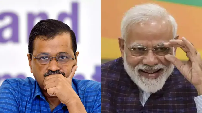 Arvind Kejriwal and PM Modi