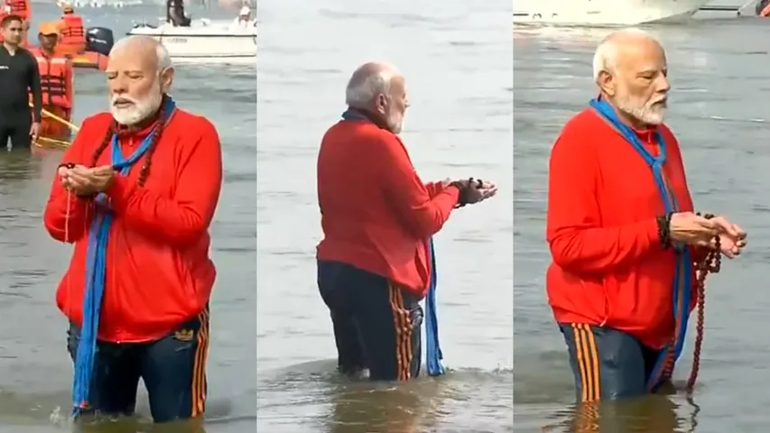 modi at kumbha mela