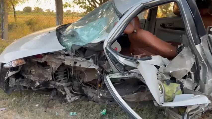 Road accident on Martur National Highway, Bapatla District