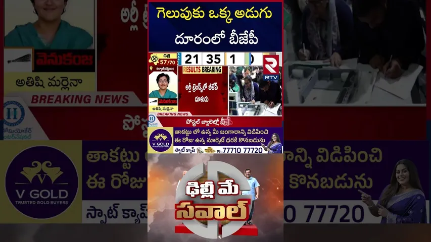Delhi Elections Results 2025 LIVE : మ్యాజిక్ ఫిగర్ దాటేసిన బీజేపీ | Modi VS Kejriwal | BJP VS AAP