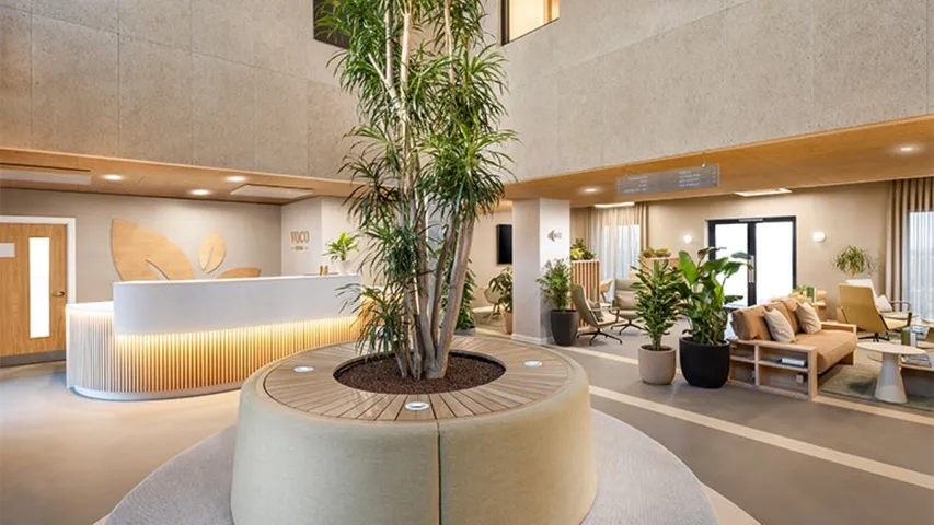 Lobby of voco Zeal Exeter Science Park 