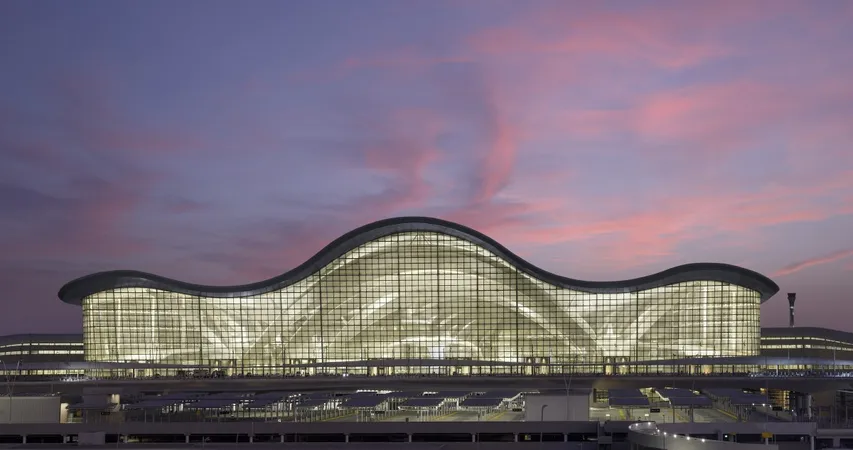 Zayed International Airport Banner