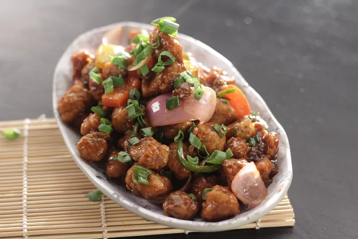 Soya Chunks Manchurian