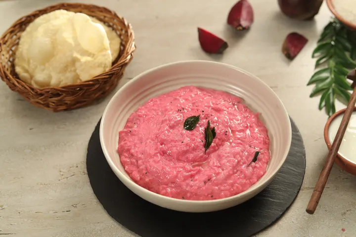 Beetroot Curd Rice - YT
