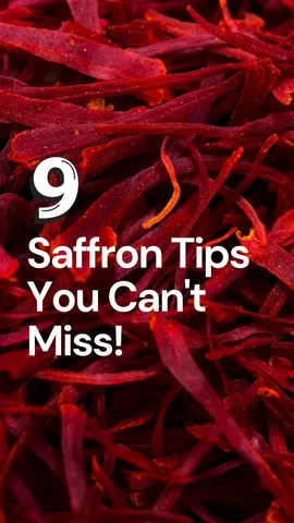 9 Saffron Tips You Can't Miss