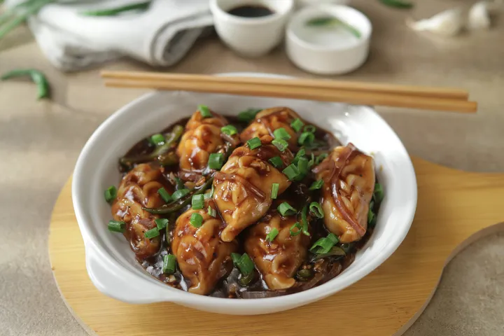 Chilli Chicken Momos - YT
