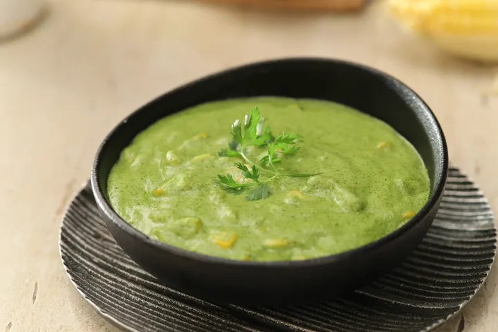 Jain Hariyali Makai Curry - YT