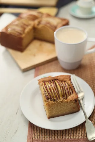 Eggless Apple Cake 1 - YT
