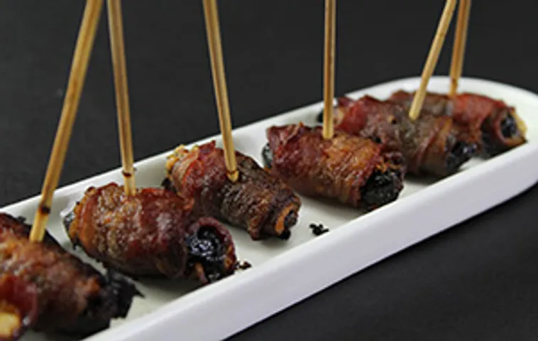 Bacon Wrapped Prunes