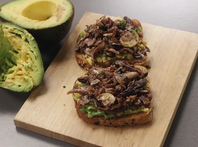Mushroom Avocado Toast 