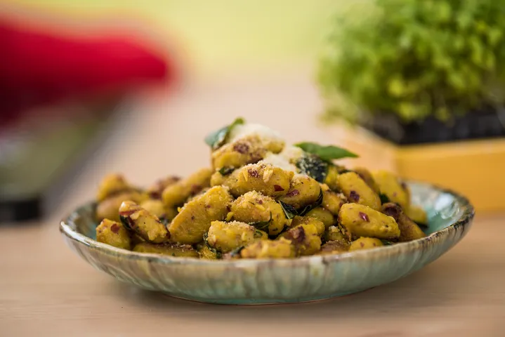 Jowar Pumpkin Gnocchi