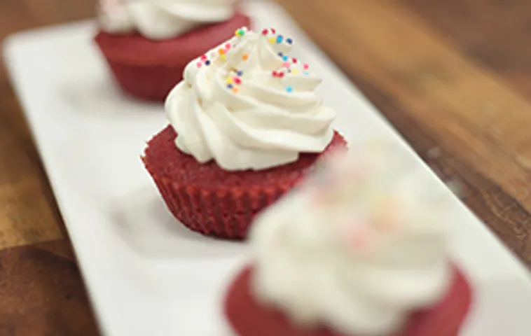 Red Velvet Cupcakes with Cream Cheese Icing