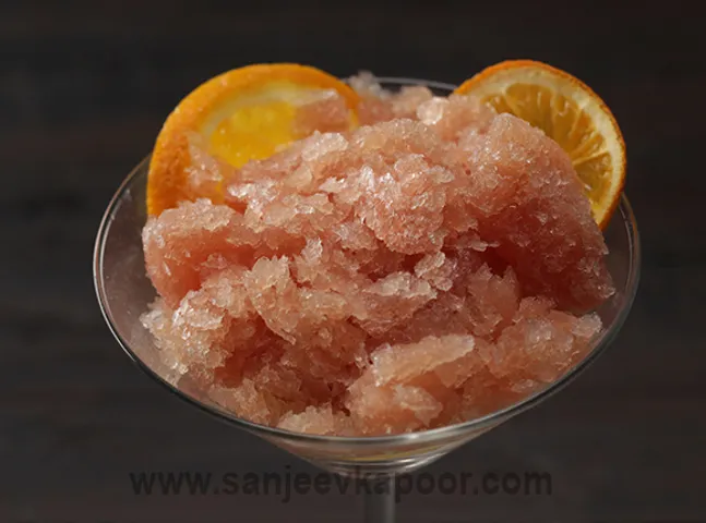 Pomegranate and Orange Sorbet