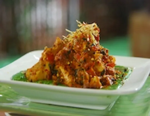 Kadai Murgh Palak Methi