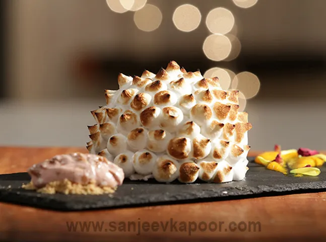 Gulab Jamun Baked Alaska