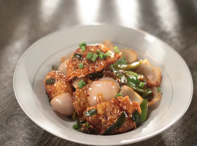 Veg Chilli Momos 