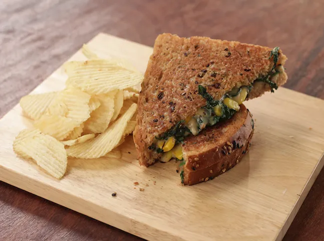 Spinach & Corn Sandwich 