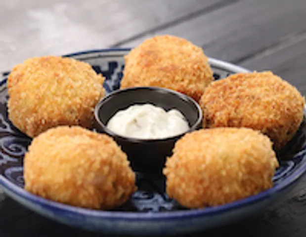 Keema Stuffed Onion Rings