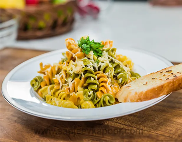 Pasta in Root Veggie Puree