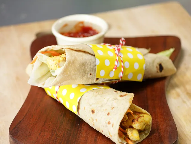 Tandoori Fish Wrap