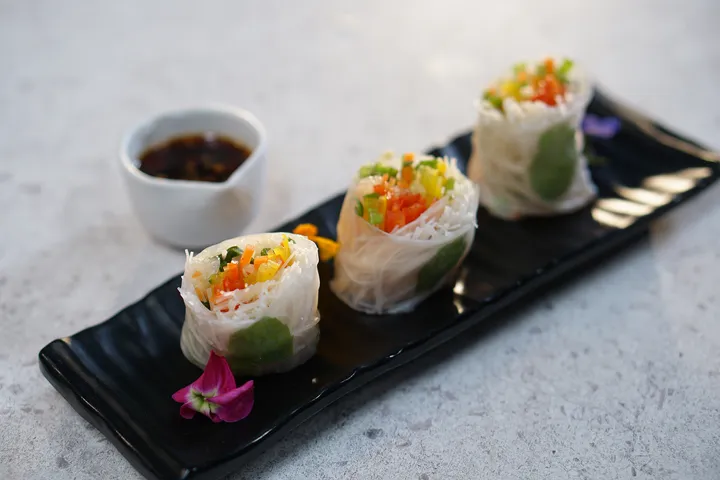 Rainbow Rice Paper Roll