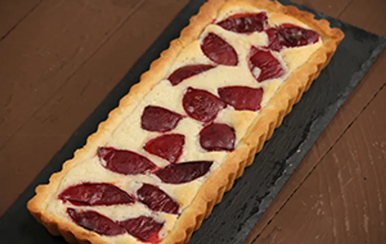 Plum Almond Tart