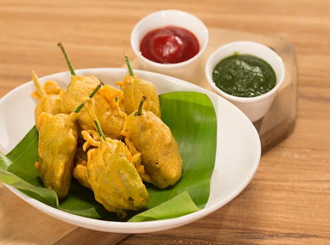 Stuffed Lonkar Pakoda -SK Khazana