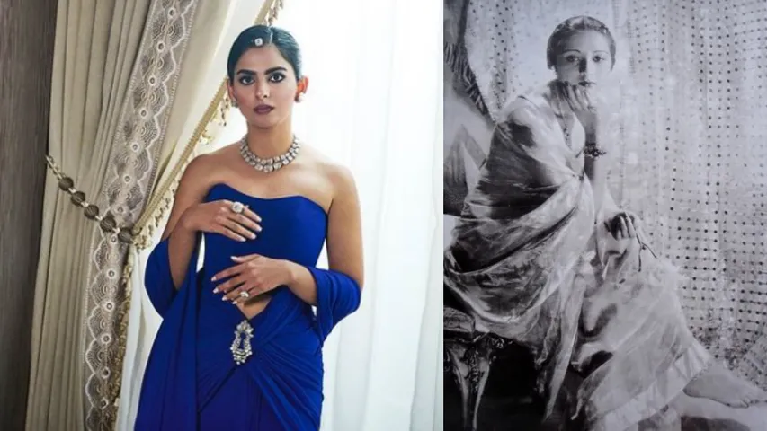 A Royal Inspiration Behind Schiaparelli Custom Saree For Isha Ambani