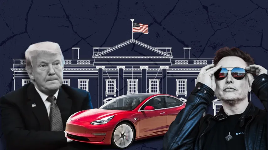 tESLA TRUMP WHITE HOUSE DRAMA