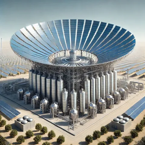 Capella CSP project, funded by Woodside and DOE, advanced particle receiver and supercritical CO₂ turbine technologies.