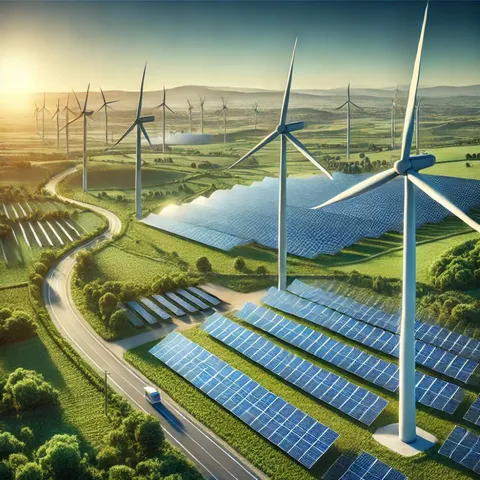 TotalEnergies operated 75 MW wind and solar farms in France to supply renewable power to STMicroelectronics starting in January 2025.