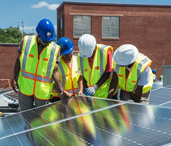 The Churchill Street Solar Farm consists of five separate arrays, helping offset local electricity demand. 