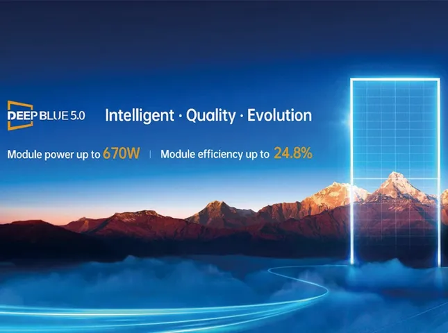 DeepBlue 5.0 integrates Bycium+ 5.0 cell technology, optimizing light absorption and achieving an ultra-high open-circuit voltage of 749 mV. 