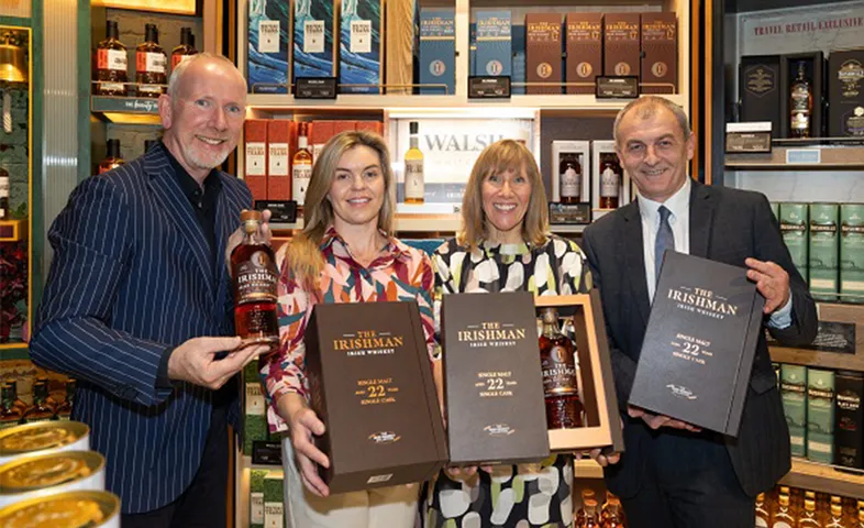 The Irishman 22-Year-Old Single Malt released at Duty-Free