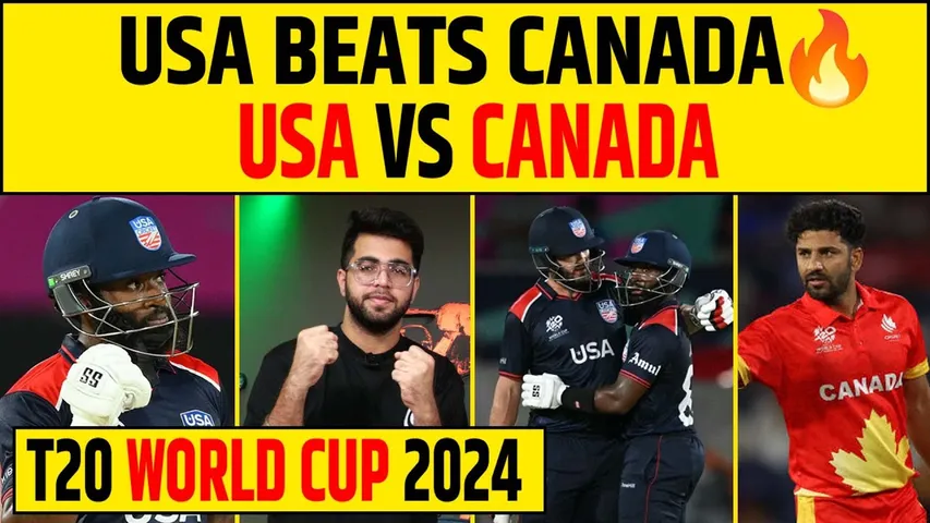 🔴T20 WC 2024 : USA की DESTRUCTIVE BATTING, USA VS CANADA #usavscanada #t20worldcup