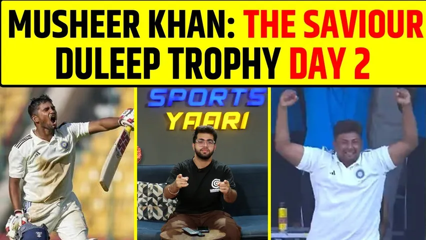 🔴 DULEEP TROPHY DAY 2 :  MUSHEER KHAN NE BACHAYA, SHUBMAN GILL KA KYA HOGA ?