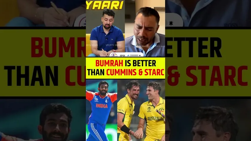 JASPRIT BUMRAH IS BETTER THAN PAT CUMMINS & MITCHELL STARC 🔥🔥🔥 #jaspritbumrah #mitchellstarc