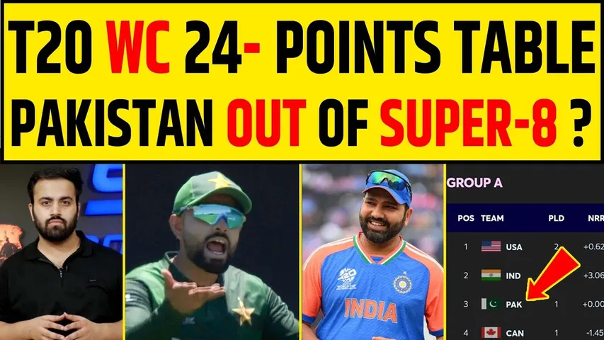 PAKISTAN KA WORLD CUP OVER? POINTS TABLE MEI PAK KO KHATRA- SUPER 8 POSSIBLE?