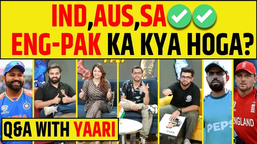 🔴Q&A WITH YAARI- WORLD CUP POINTS TABLE, IND CONFIRMED- PAK AUS KA KYA HOGA?