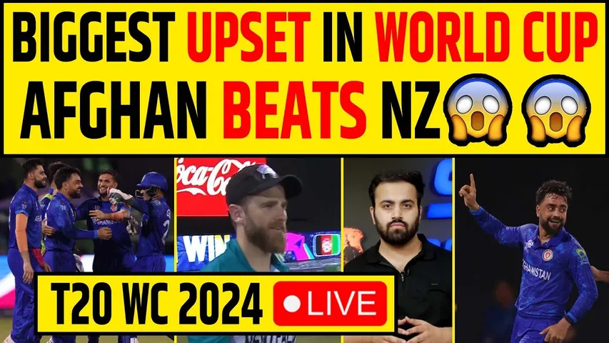 🔴BREAKING- AFGHAN BEATS NEWZEALAND😱😱 BIGGEST UPSET IN WORLD CUP! YE KYA HUA?