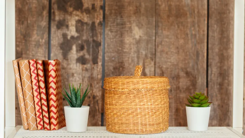 Keep it Tidy with Wicker Organisers